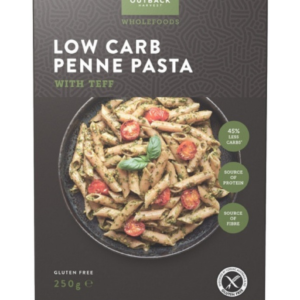 Outback Harvest Wholefoods Low Carb Penne Pasta wTeff